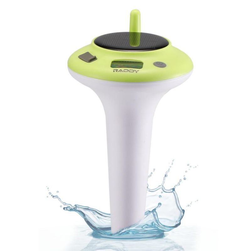 Termómetro Raddy Solar Flotante Impermeable con LCD