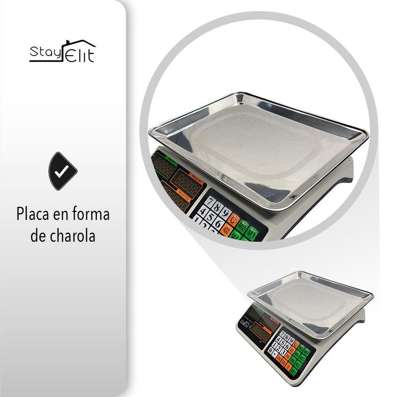 BÁSCULA COMERCIAL DIGITAL