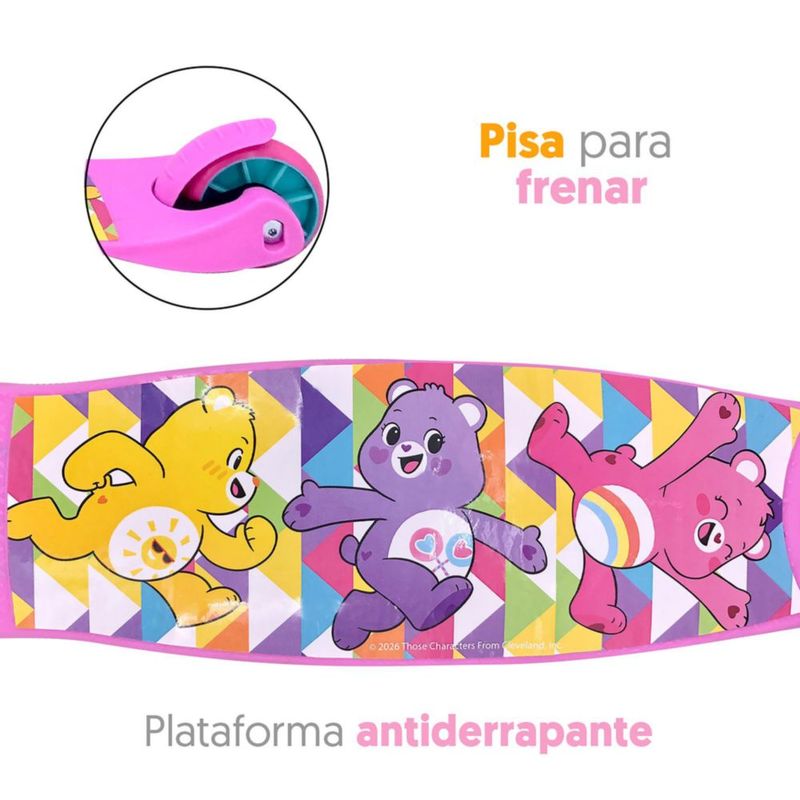 Scooter Ositos Cariñositos Ajustable. Edades 3 a 6 años