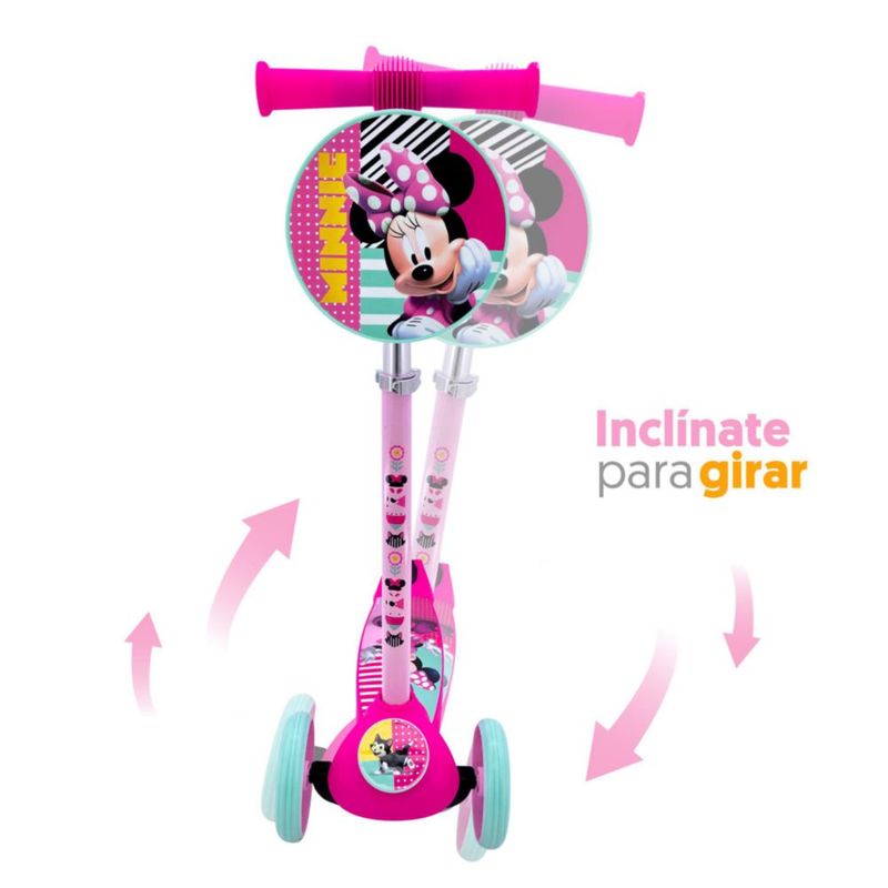 Scooter Minnie Mouse Altura Ajustable. Edades 3 a 6 años