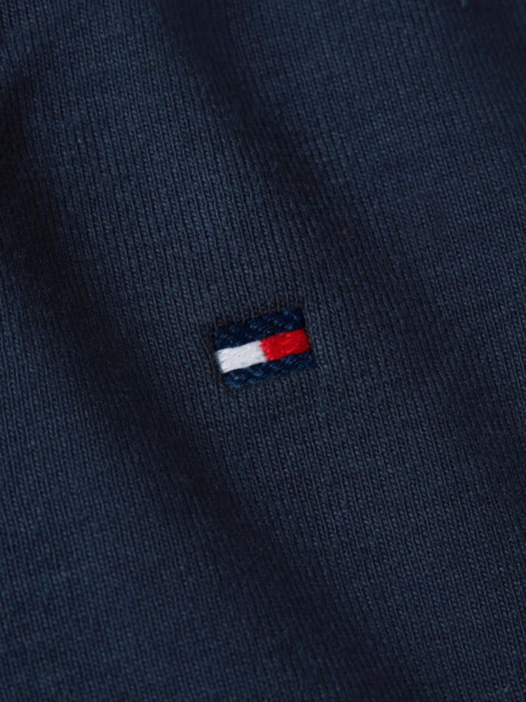 Camiseta Tommy Hilfiger X-Small azul marino acanalada con cuello en V