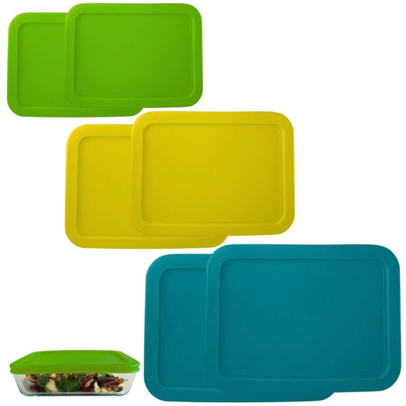 Tapas para recipientes Klare Ware – Pack de 6 (3/6/11 tazas)