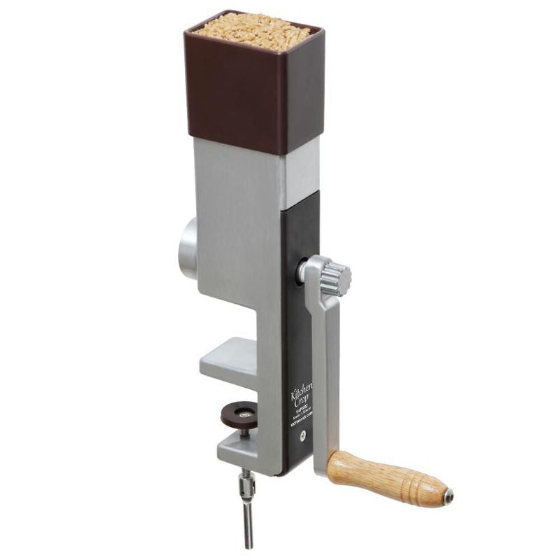 Molino de granos KITCHEN CROP manual de acero inoxidable