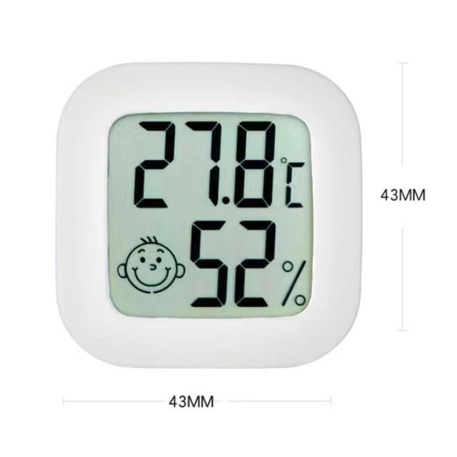 Termómetro y Higrómetro Digital con Pantalla de Tiempo,Diseño Magnético Ultrafino,Monitor de Temperatura y Humedad para Hogar.HOGAWAY