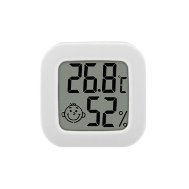 Termómetro y Higrómetro Digital con Pantalla de Tiempo,Diseño Magnético Ultrafino,Monitor de Temperatura y Humedad para Hogar.HOGAWAY