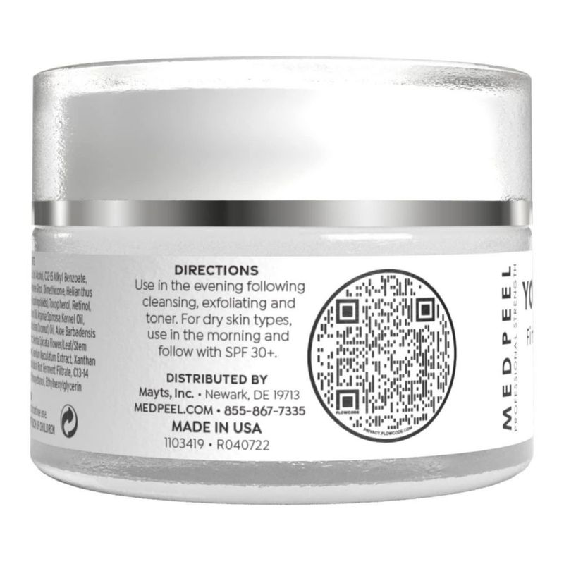 Crema Facial Medpeel 50 ml con Ceramida Retinol y Manteca de Karité