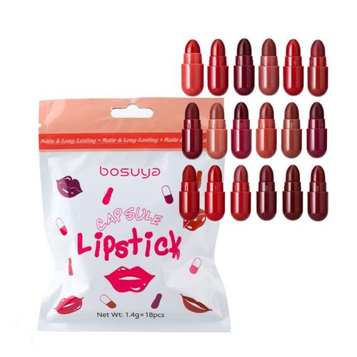 Set de Labiales ADMD 18 Colores Acabado Aterciopelado Mate 252 g