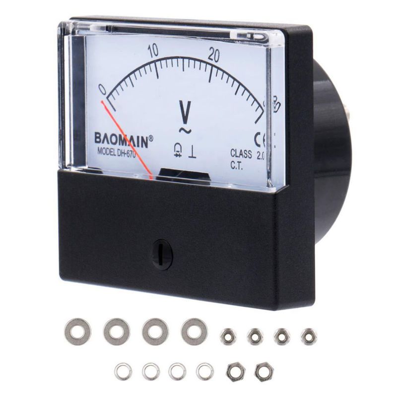 Voltímetro Baomain DH-670 AC 0-30V Clase 2.5