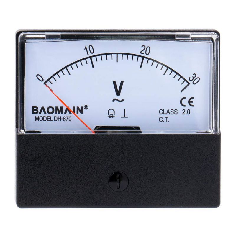 Voltímetro Baomain DH-670 AC 0-30V Clase 2.5
