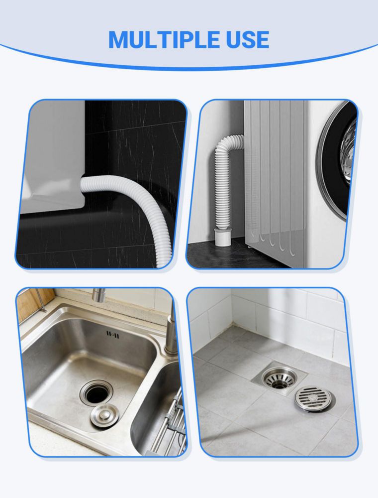 Cepillo para Desagüe SARDVISA 168 cm Set de 3 Piezas