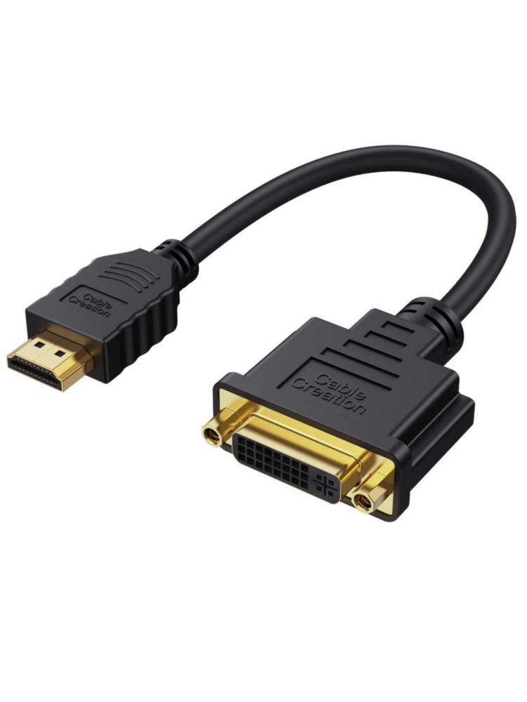 Cable HDMI a DVI CableCreation 0.15 m 1080P bidireccional