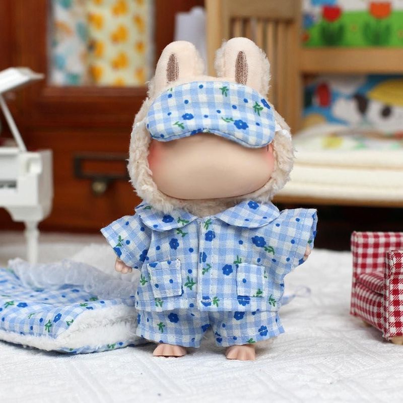 Juego de ropa de cama Mianyean para muñecas de 17 cm – Conjunto acogedor regalo ideal