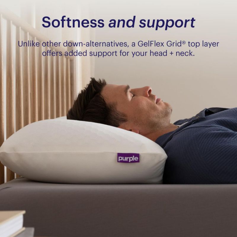 Almohada Purple Standard de 59 cm con GelFlex Grid refrescante