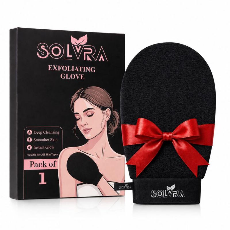 Guante de Ducha Exfoliante de Viscosa Vegana Solvra