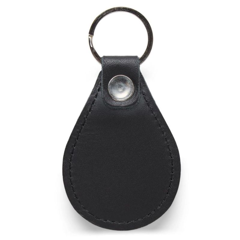 Llavero de Cuero Negro OODA del Ejército de EE. UU. 8 cm x 5 cm