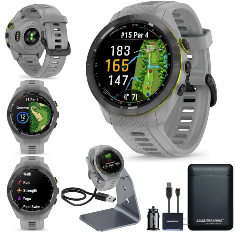 Smartwatch de Golf Garmin Approach S70 Bundle AMOLED