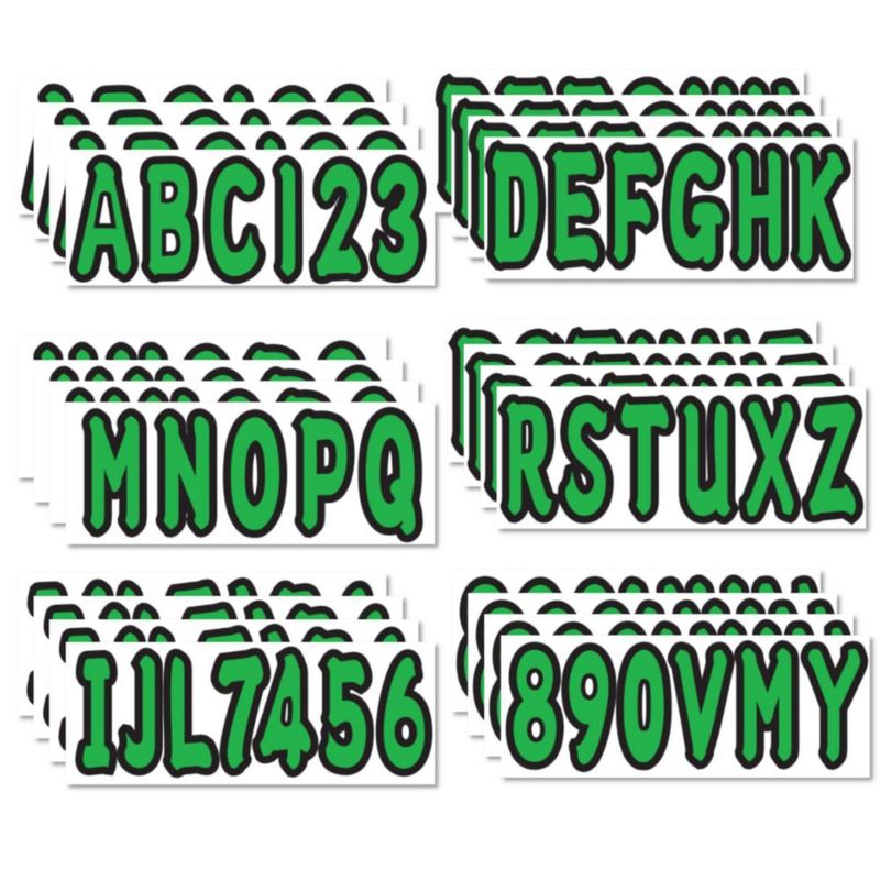 Pegatinas para Barcos NorthBoat 8 cm 4 Juegos de Letras y Números