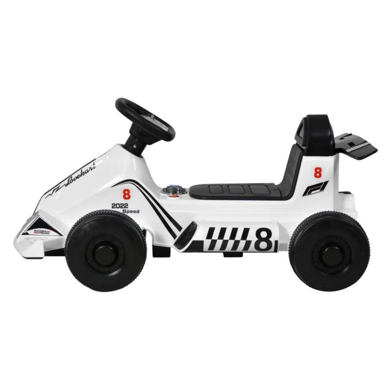 Go Kart Eléctrico 12v F1 Niño Música Mp3 Usb Luz Blanco
