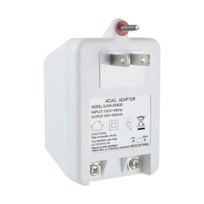 Transformador JAMHER 24V 830mA 120V enchufable con fusible PTC