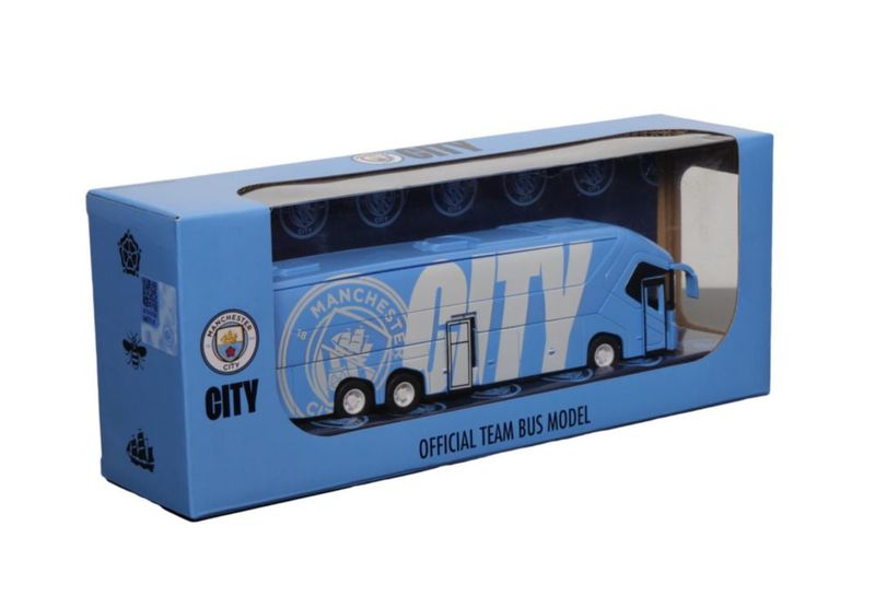 Miniatura de Autobús de la Gira de Fútbol de Manchester City – Sockers