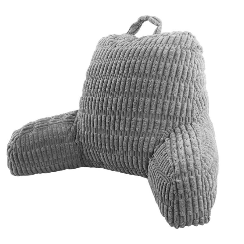 Almohada de Lectura MIJIMO 28 cm Gris Oscuro con Respaldo