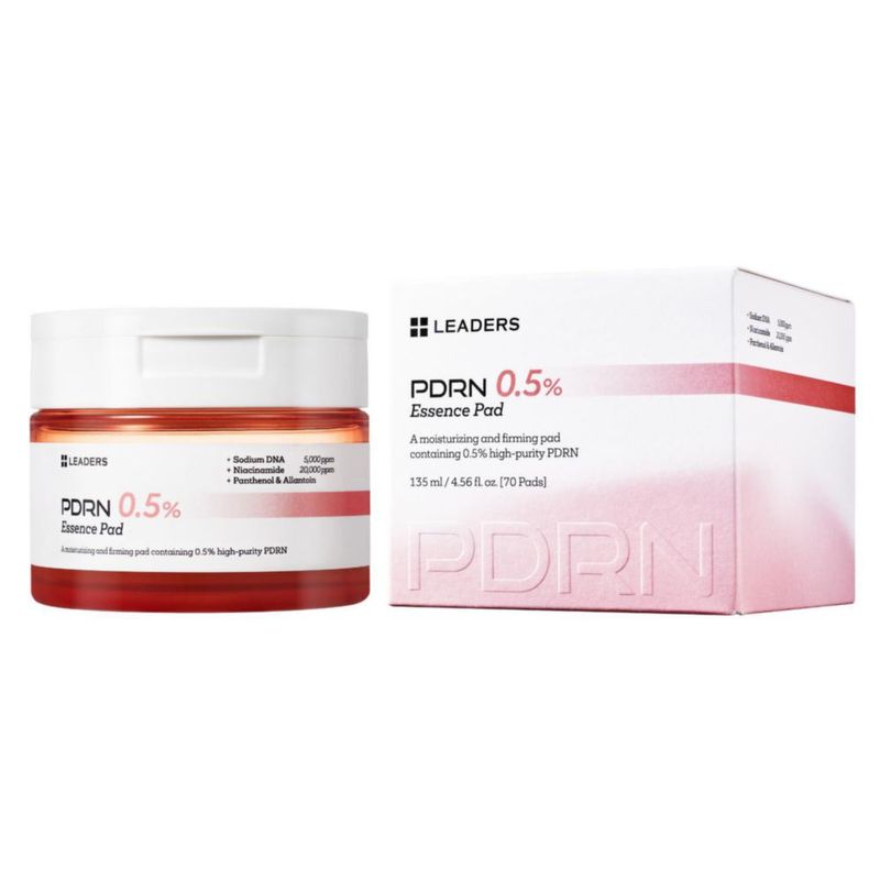 Almohadillas Esencia LEADERS PDRN 0.5% 135 ml 70 unidades