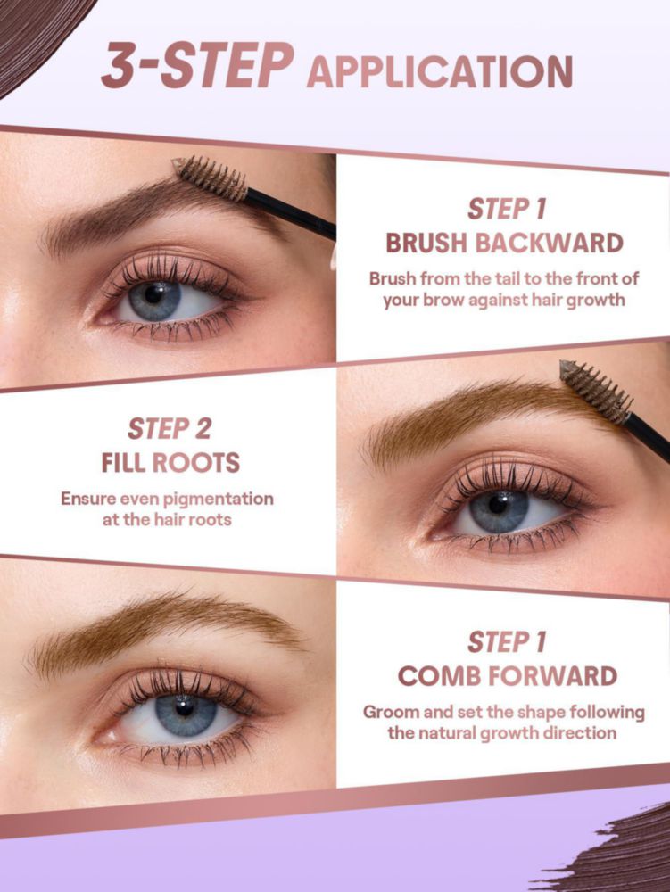 Mousse para cejas SHEGLAM Tintado Voluminizador Beige