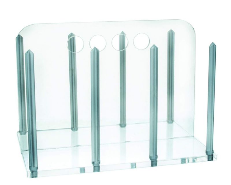 Soporte para Placas de Petri EISCO 60 unidades 20 × 13 × 22 cm Acrílico