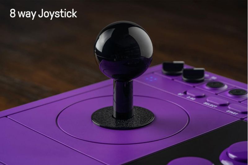 Stick de Lucha 8Bitdo Inalámbrico para Switch/PC - Morado