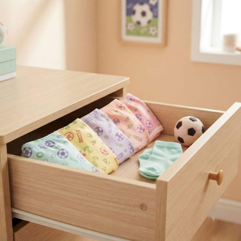 12 Pack Pantaletas de Niña con estampado y encaje