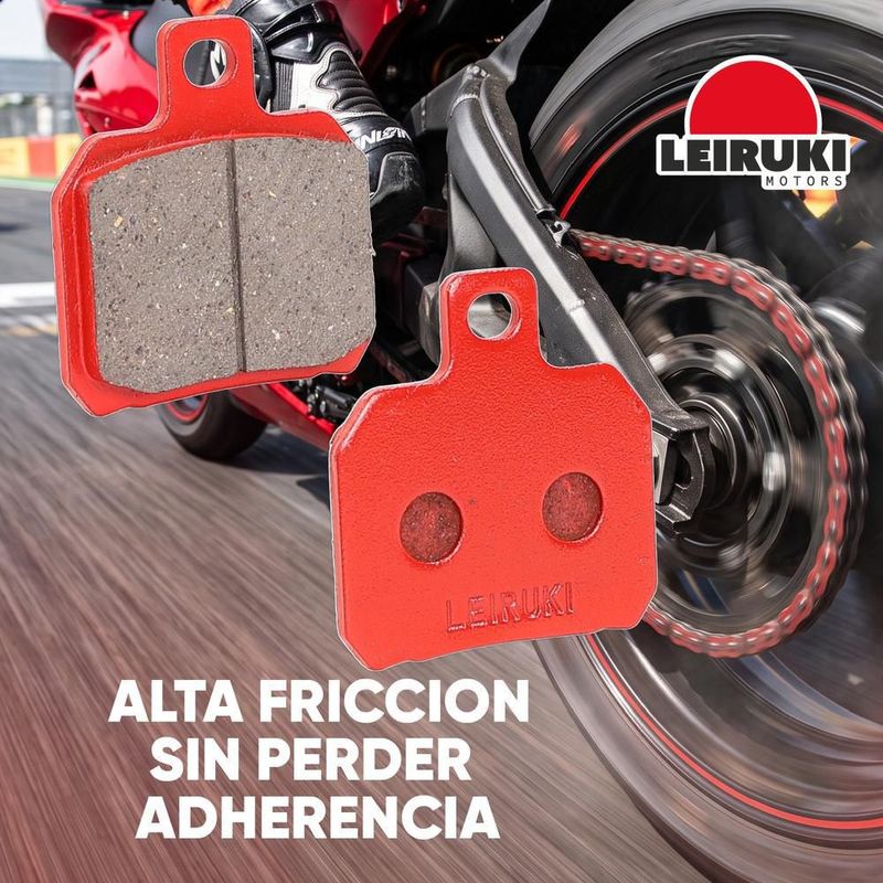 Balatas freno traseras moto vort-x 200 vort-x 250 leiruki