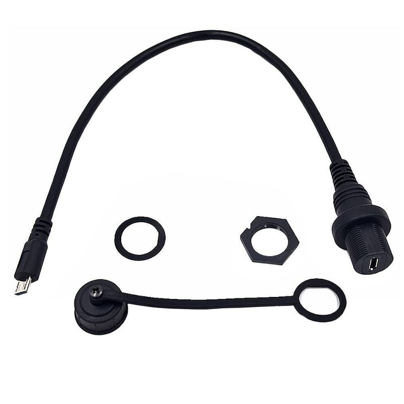 Cable Micro USB MysRuida 30 cm Extensor de Montaje al Ras