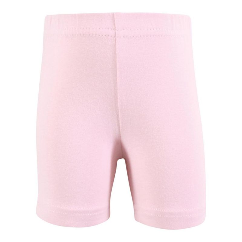 Pantaloncitos Hudson Baby Pack de 4 blanco y rosa talla 4T