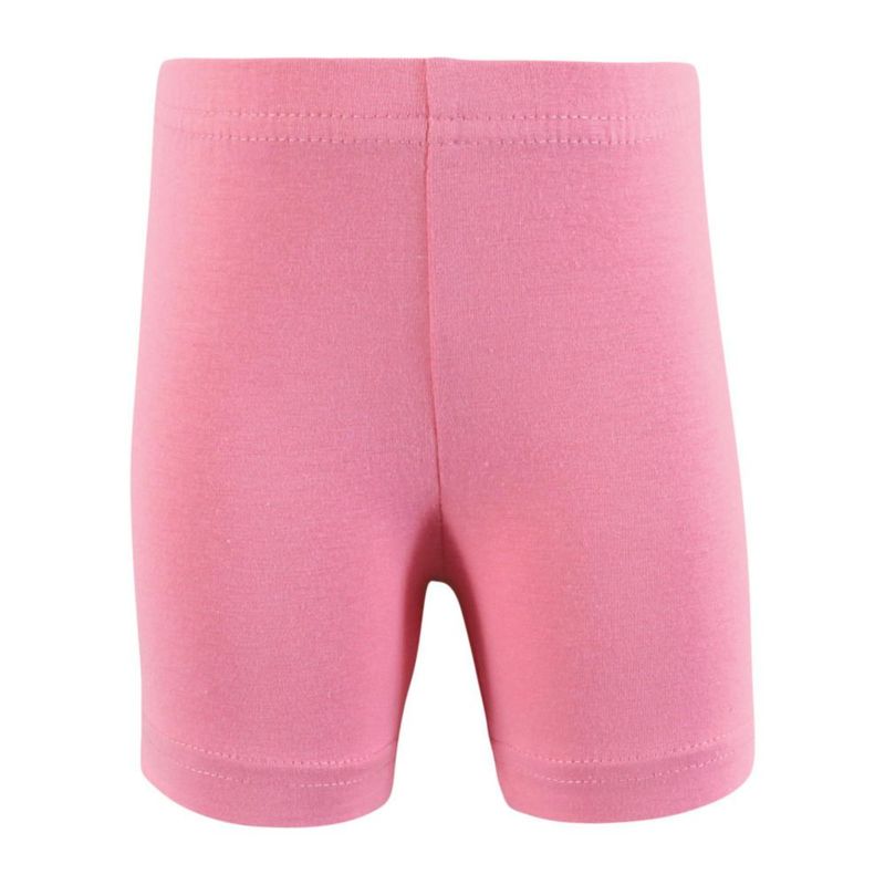 Pantaloncitos Hudson Baby Pack de 4 blanco y rosa talla 4T