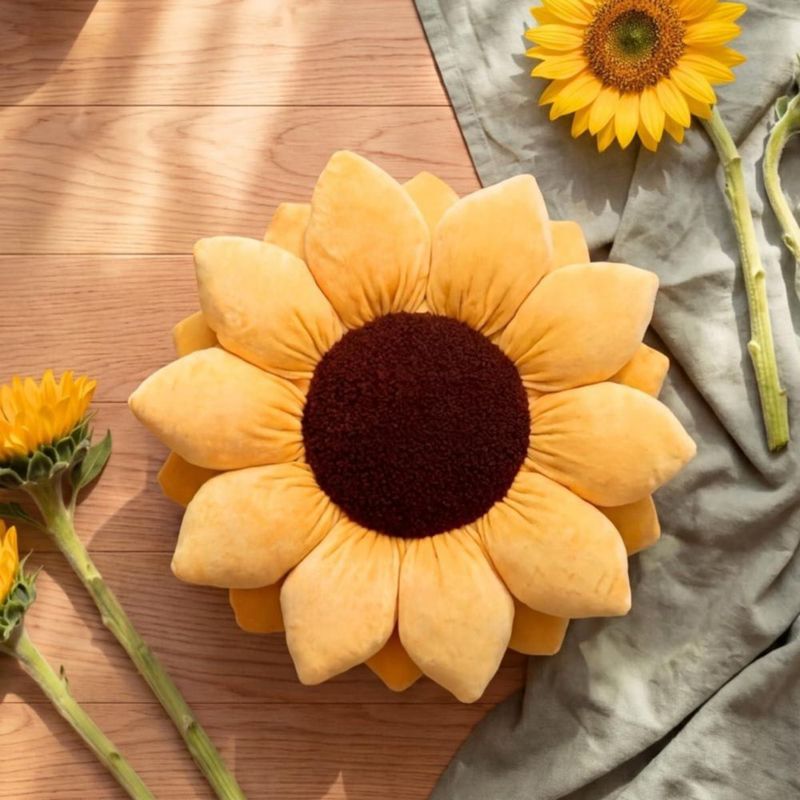 Almohada Green Philosophy Co. 51 cm Amarillo Dorado