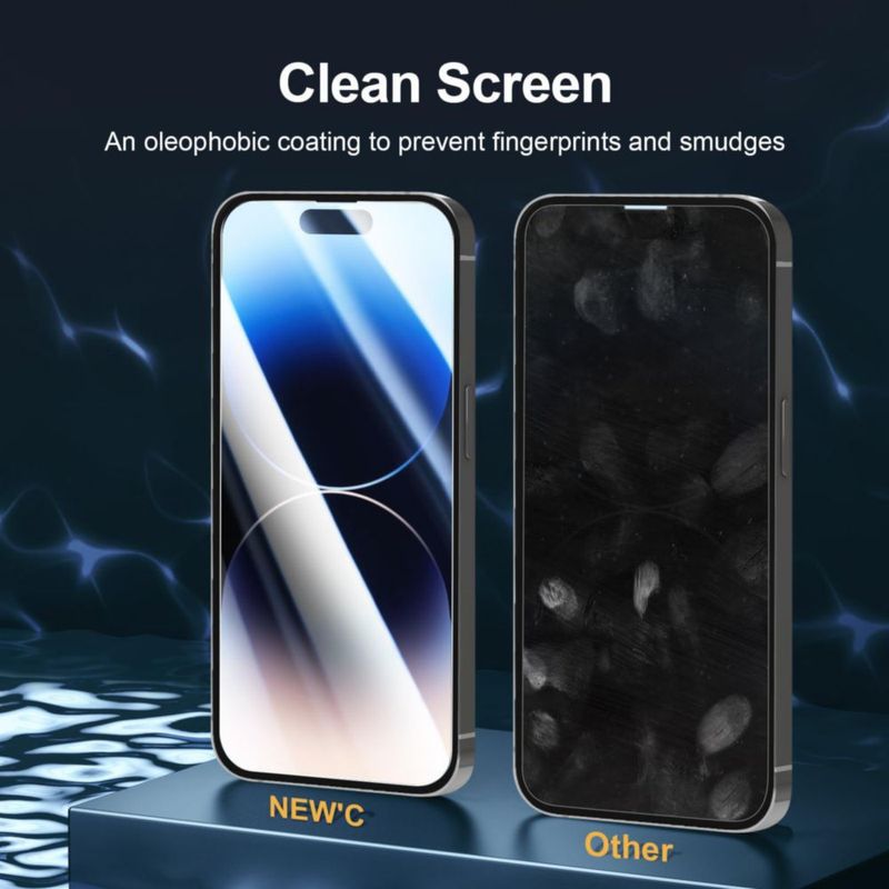 Protector de pantalla NEW'C iPhone 14 Pro (Pack de 3)