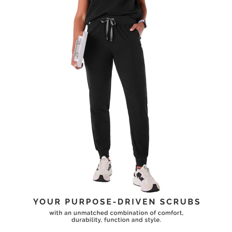 PANTALONES FIGS Zamora Jogger Negro Petite XS