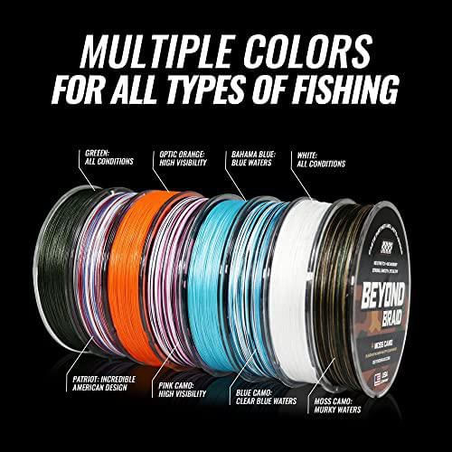 Línea de Pesca Trenzada Beyond Braid 30 lb 274 m Verde 8X