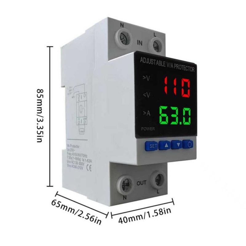 Disyuntor aeliussine 1‑63 A 110 V (2 unidades)