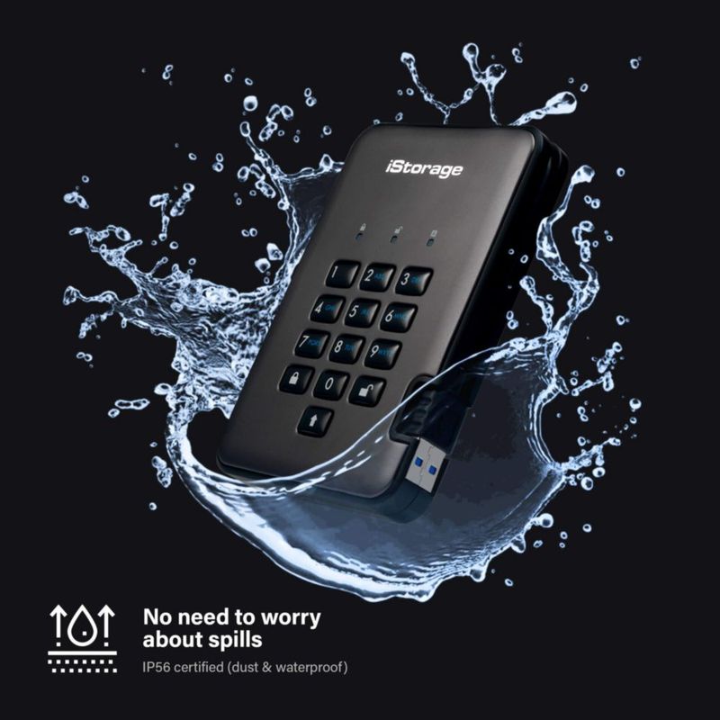 Disco Duro iStorage diskAshur PRO2 5TB Cifrado