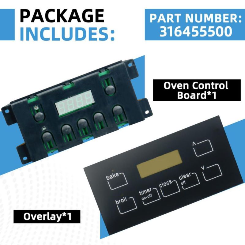 Placa de control de horno EZAPEX 316455500 – Reemplazo 5304518660