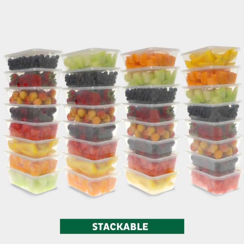 Contenedores Freshware para alimentos 750 ml paquete de 50 sin BPA
