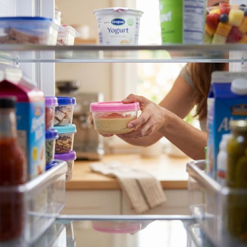 Contenedores de Alimentos DecorRack 8 pzas 200 ml sin BPA apilables