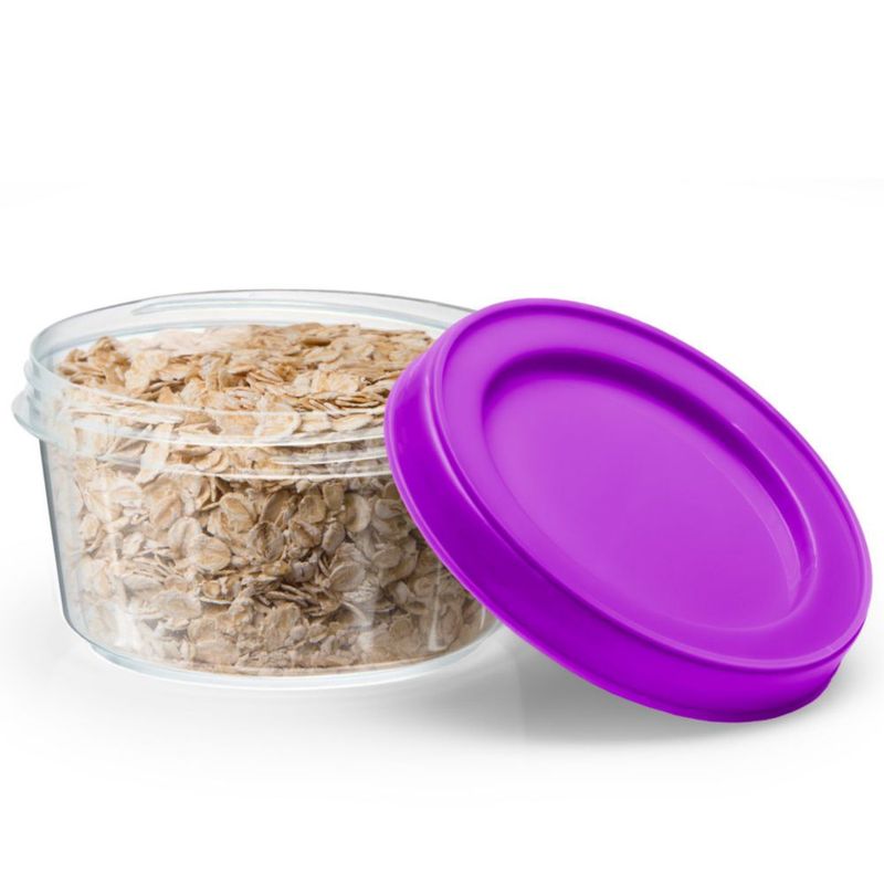 Contenedores de Alimentos DecorRack 8 pzas 200 ml sin BPA apilables