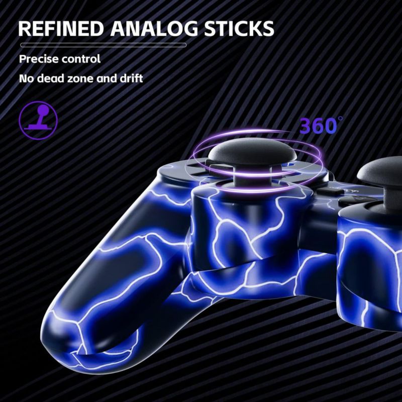 Controlador inalámbrico Burcica PS-3 con doble vibración