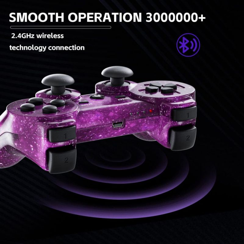Controlador inalámbrico Burcica PS-3 con doble vibración