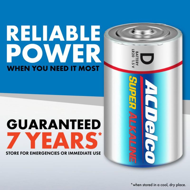 Baterías Powermax D de 12 unidades alcalinas vida útil de 7 años