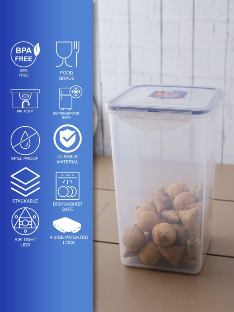 Contenedor de alimentos LocknLock 4L hermético con tapa