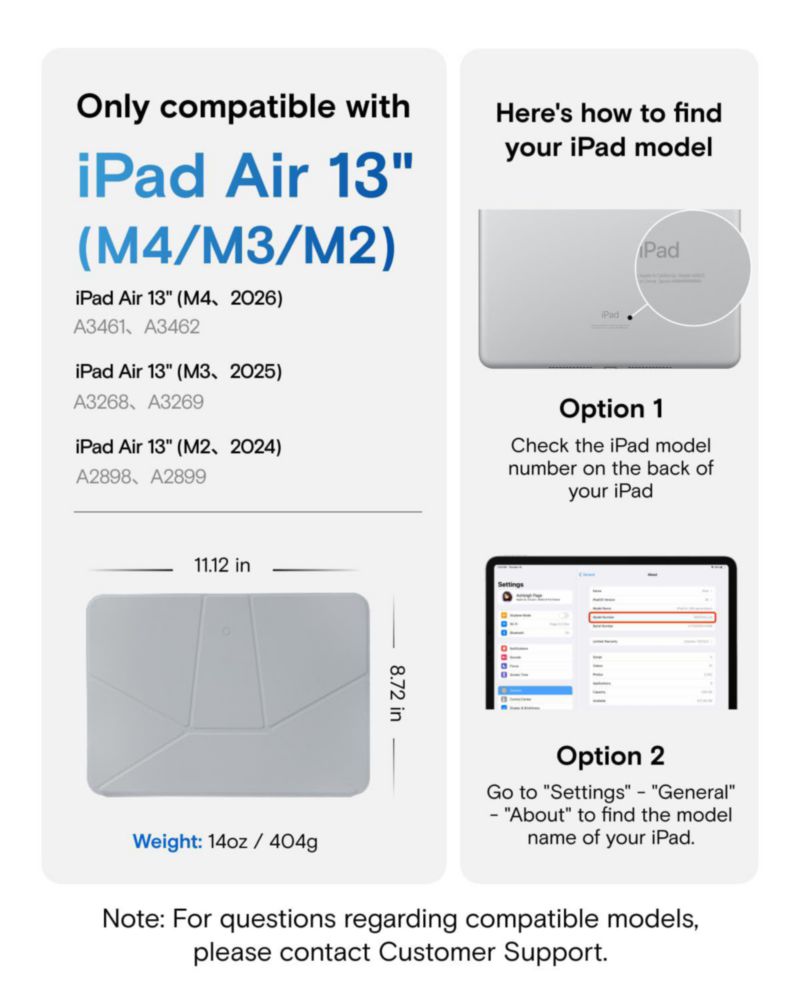 Funda MOFT Dynamic Folio para iPad Air 13" M4/M3/M2