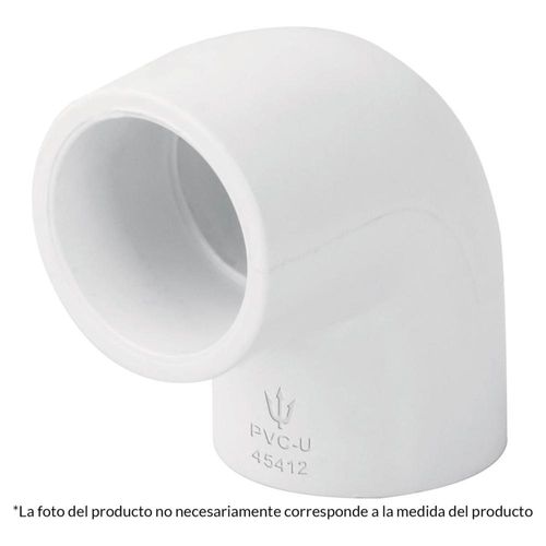 Codo 90 de PVC, 1-1/2' Foset